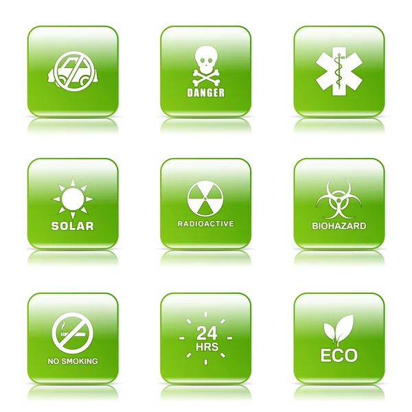 警告标志图标设置 — 图库矢量图片