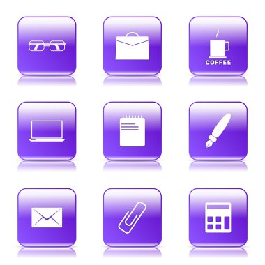 Office iş Icon set