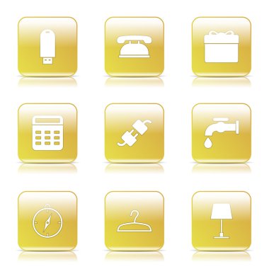 ev aletleri Icon set