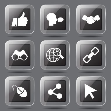 Sosyal Internet simge seti