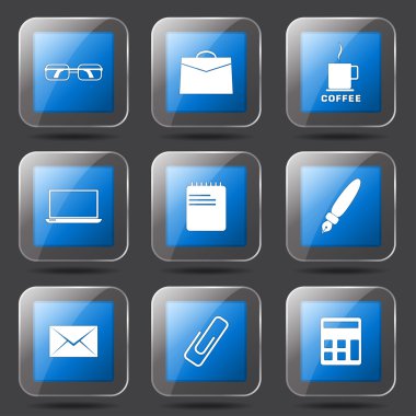 Office iş Icon set