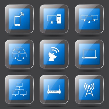Telekom iletişim Icon set
