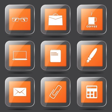 Office iş Icon set
