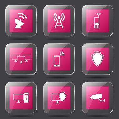 Telekom iletişim Icon set