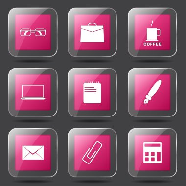 Office iş Icon set