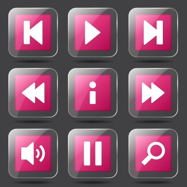 Çoklu ortam denetleyicisi Icon set