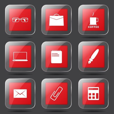 Office iş Icon set