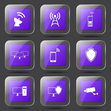 Telekom iletişim Icon set
