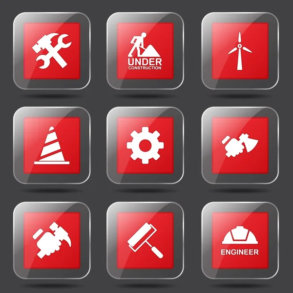 Telekom iletişim Icon set — Stok Vektör