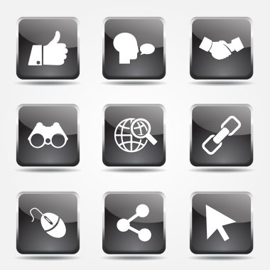 Sosyal Internet simge seti