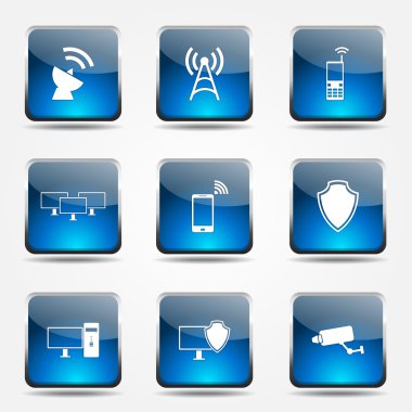 Telekom iletişim Icon set