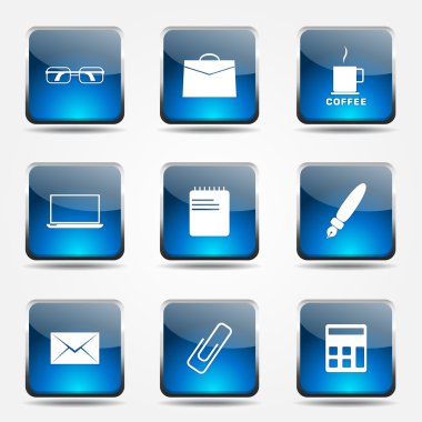 Office iş Icon set