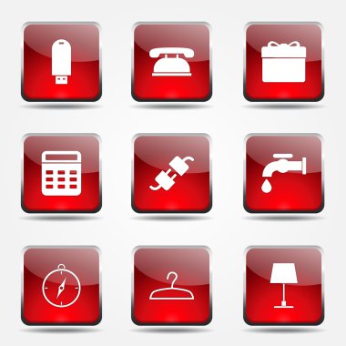 ev aletleri Icon set
