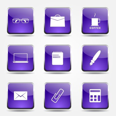 Office iş Icon set