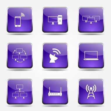 Telekom iletişim Icon set