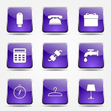 ev aletleri Icon set