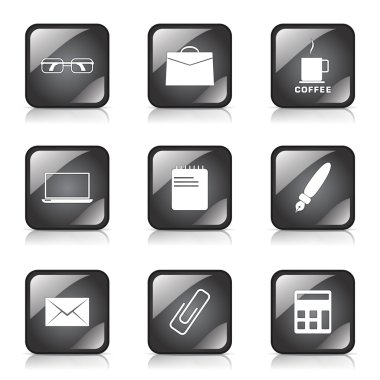 Office iş Icon set