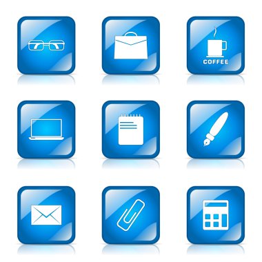 Office iş Icon set