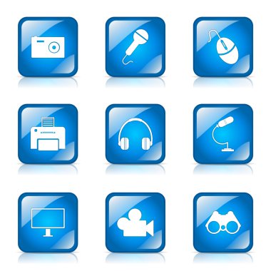 boya, vernik Icon set