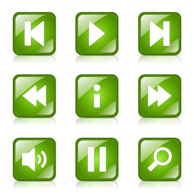 Çoklu ortam denetleyicisi Icon set