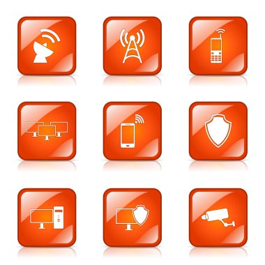 Telekom iletişim Icon set