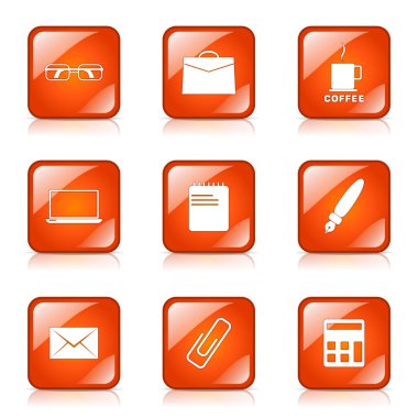 Office iş Icon set