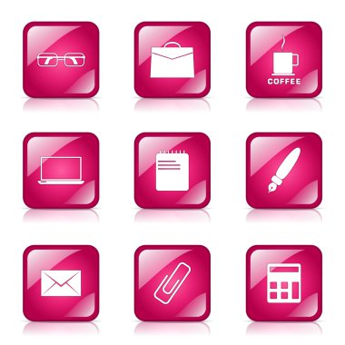 Office iş Icon set