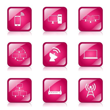 Telekom iletişim Icon set