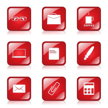 Office iş Icon set