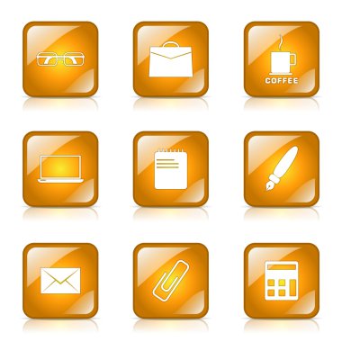 Office iş Icon set