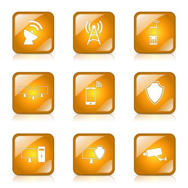 Telekom iletişim Icon set