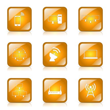 Telekom iletişim Icon set
