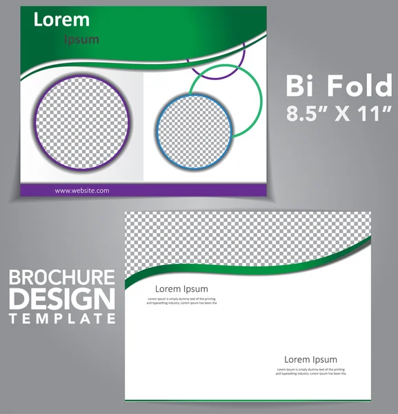 stock vector Bi Fold Brochure Vector Design