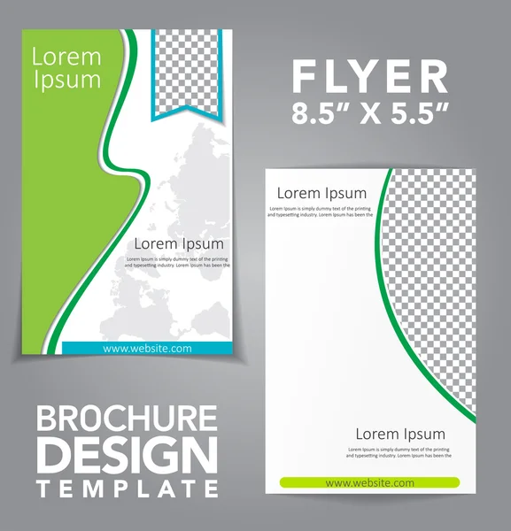 Flyer Brochure Vector Design — Stock Vector