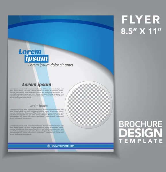 Flyer Brochure Vector Design — 图库矢量图片