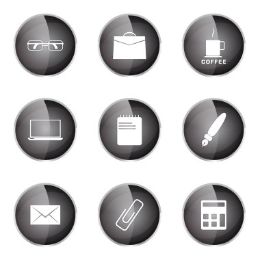 Office iş Icon set