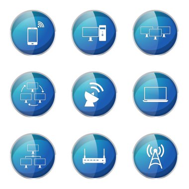 Telekom iletişim Icon set