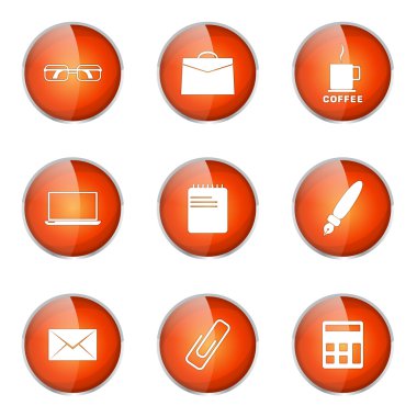 Office iş Icon set