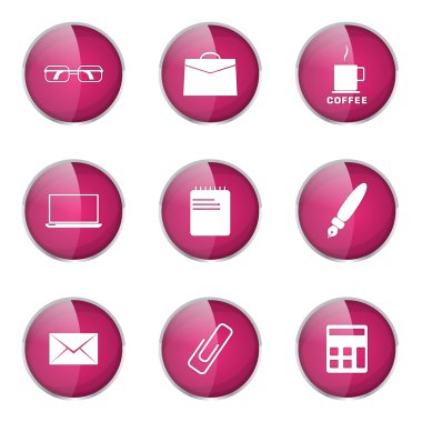 Office iş Icon set