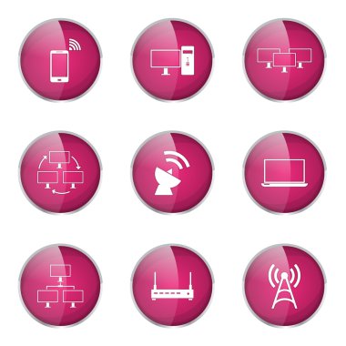 Telekom iletişim Icon set