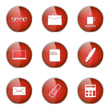 Office iş Icon set