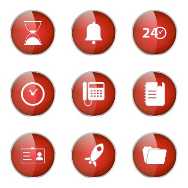 zaman süresi Icon set