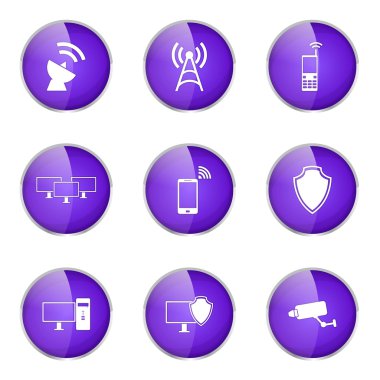 Telekom iletişim Icon set