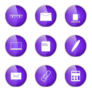 Office iş Icon set