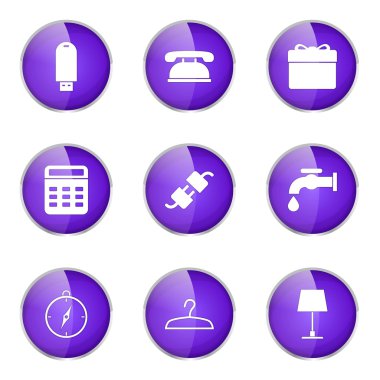 ev aletleri Icon set