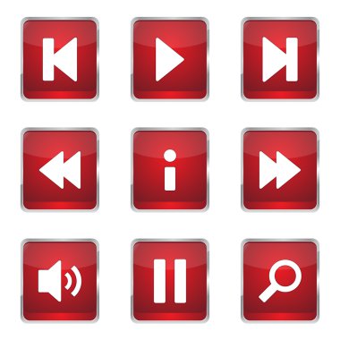 Çoklu ortam denetleyicisi Icon set