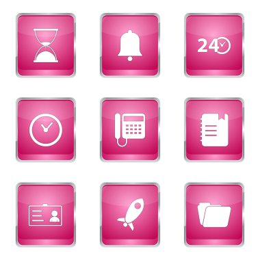 zaman süresi Icon set