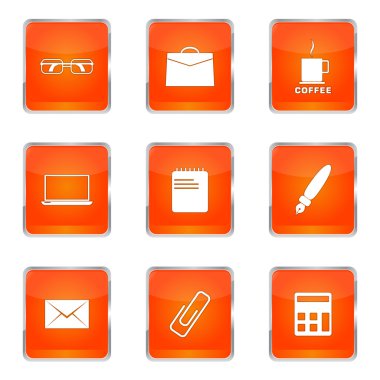 Office iş Icon set