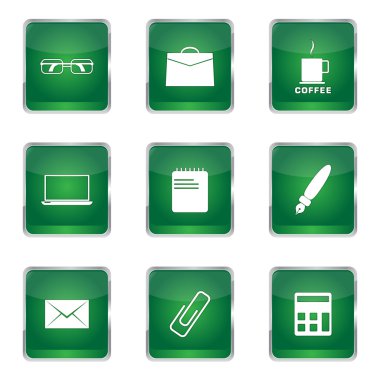 Office iş Icon set