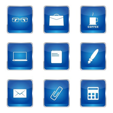 Office iş Icon set
